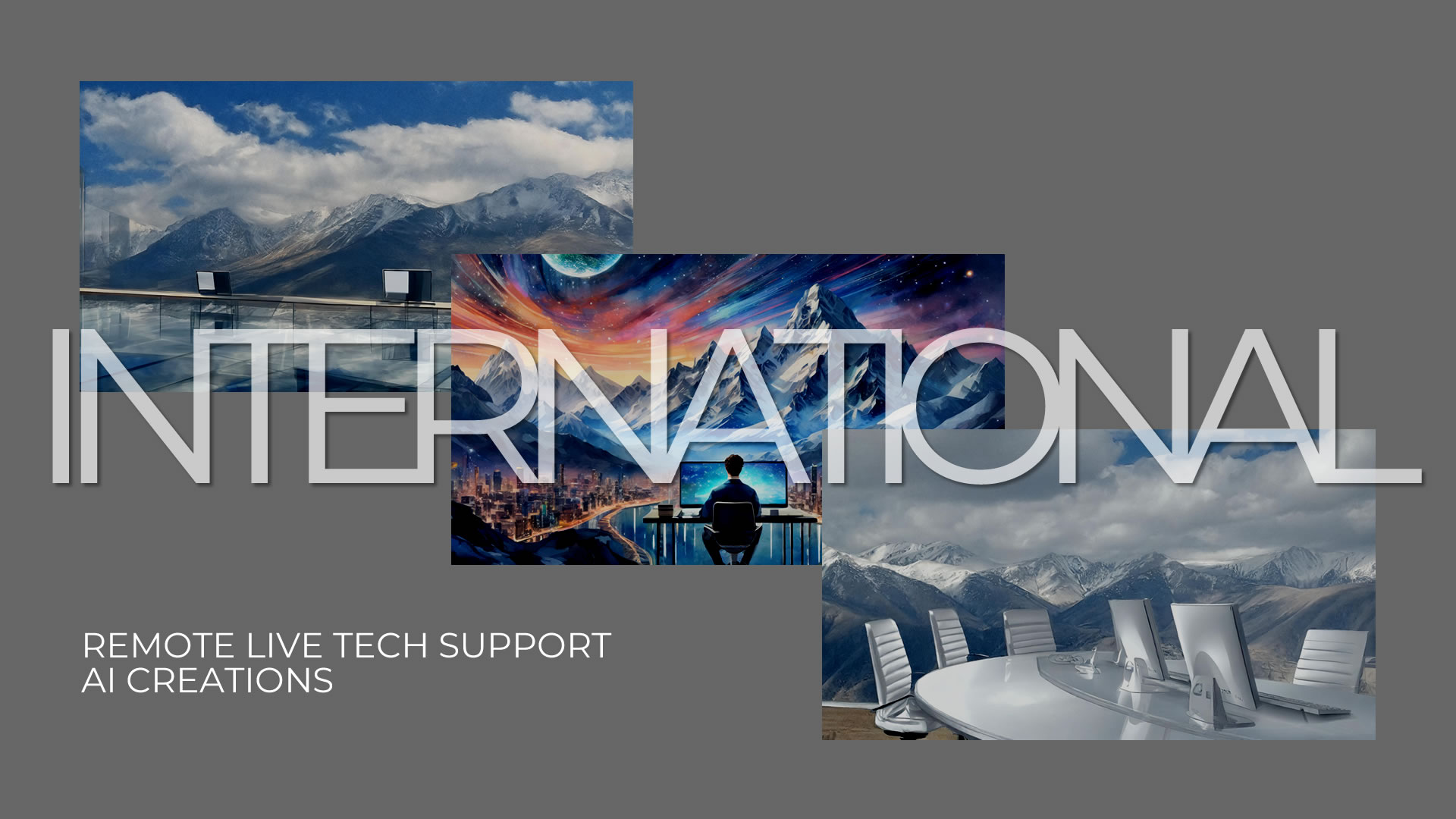 INTERNATIONAL | Remote Tech Support, AI Composer from 7000 feet INTERNATIONAL | Remote Tech Support, AI Composer from 7000 feet